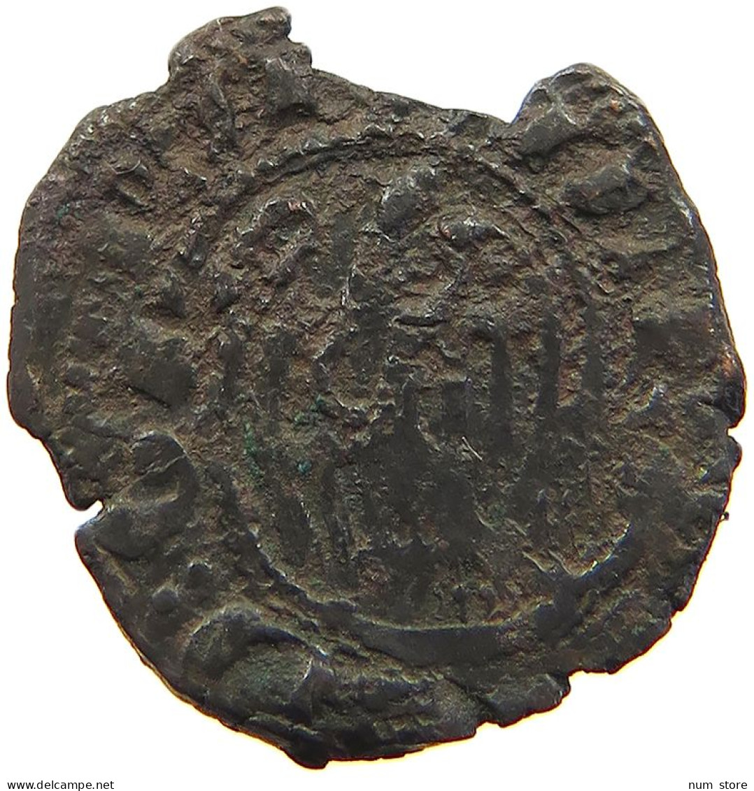 ITALY STATES SICILY DENARO  ALFONSO ARAGON 1416-1458 DOUBLE STRUCK #a071 0425 - Sizilien