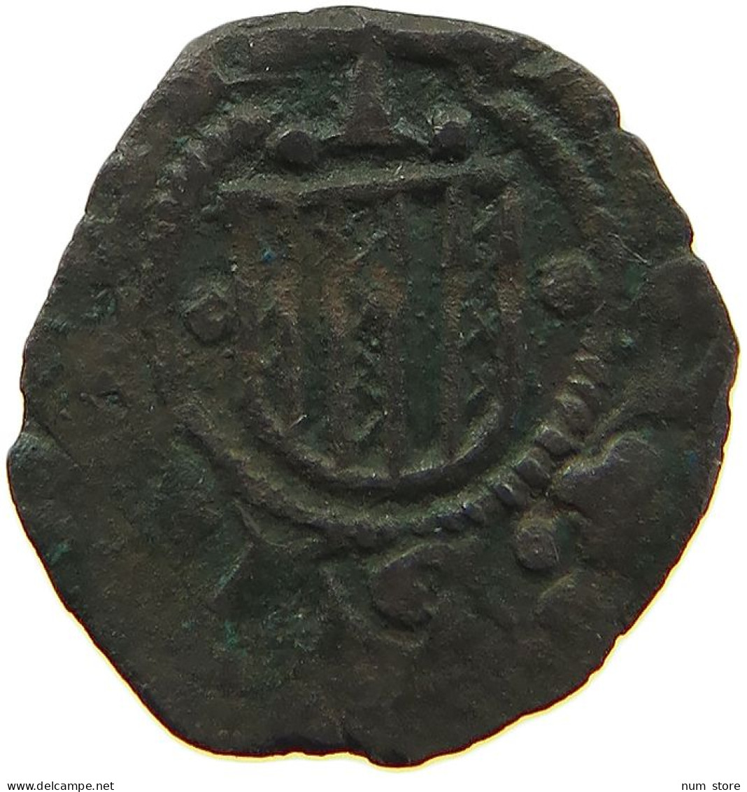 ITALY STATES SICILY DENARO 1416-1458 ALFONSO ARAGON 1416-1458 #a067 0477 - Sizilien