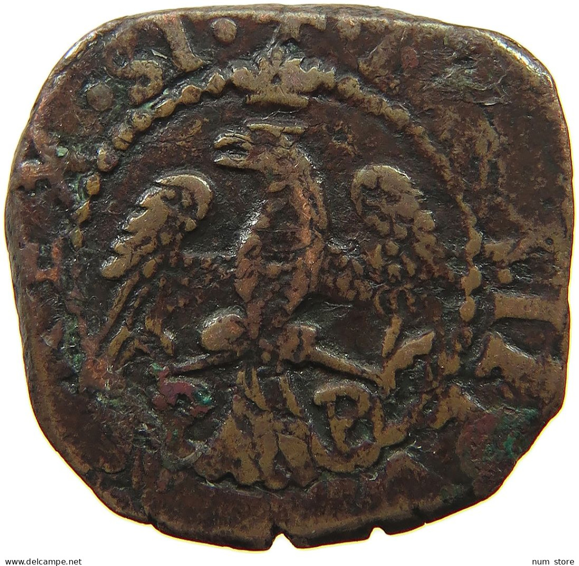 ITALY STATES SICILY GRANO 1665-1700 CARLO II. 1665-1700 #t100 0199 - Sicilia