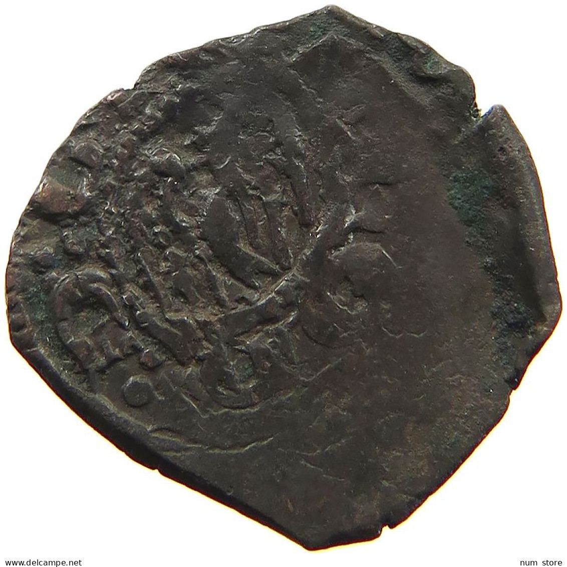 ITALY STATES SICILY DENARO  ALFONSO ARAGON 1416-1458 DOUBLE STRUCK #a071 0429 - Sicilië