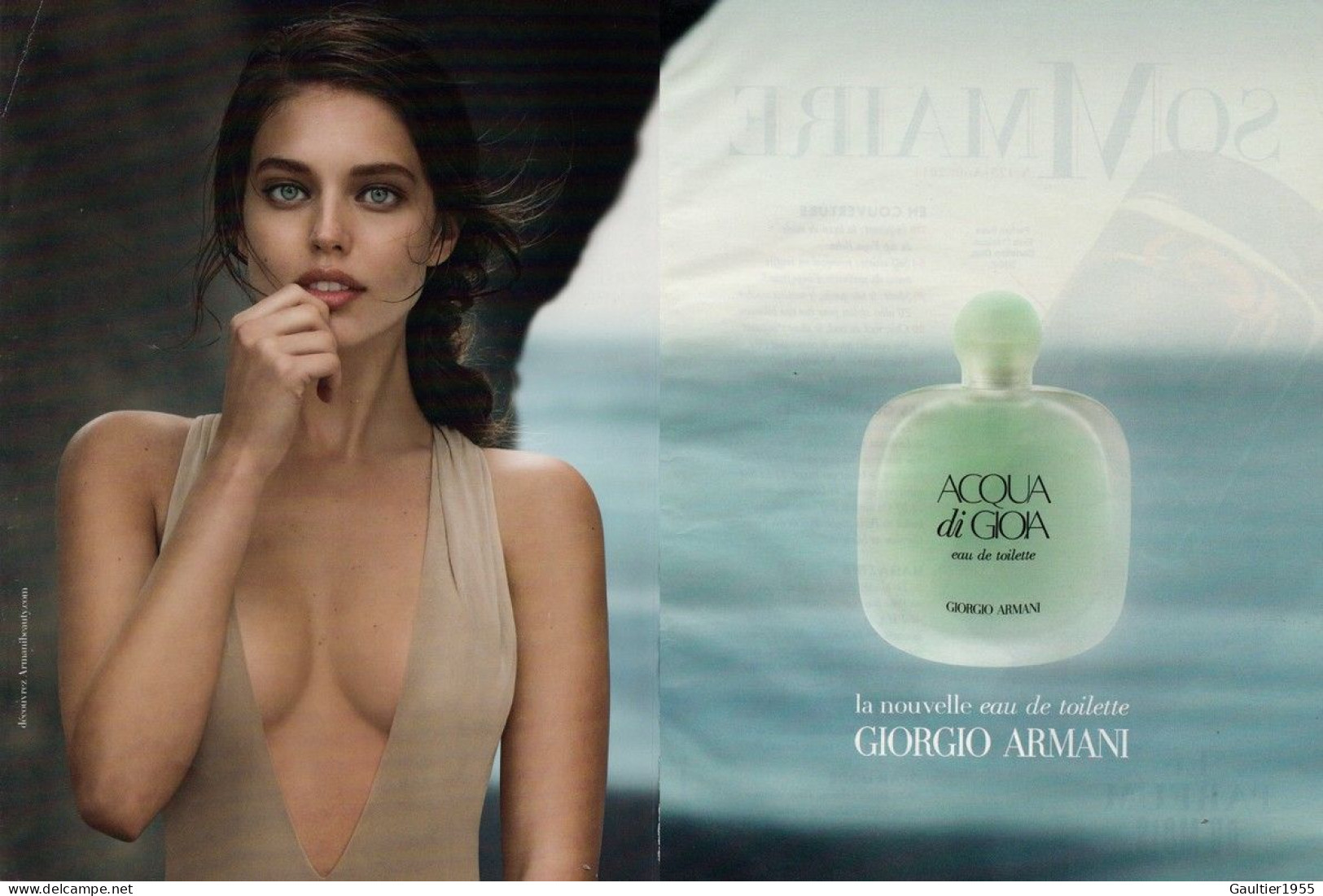 Publicité Papier - Advertising Paper - Armani 2 Pages - Publicidad (gacetas)