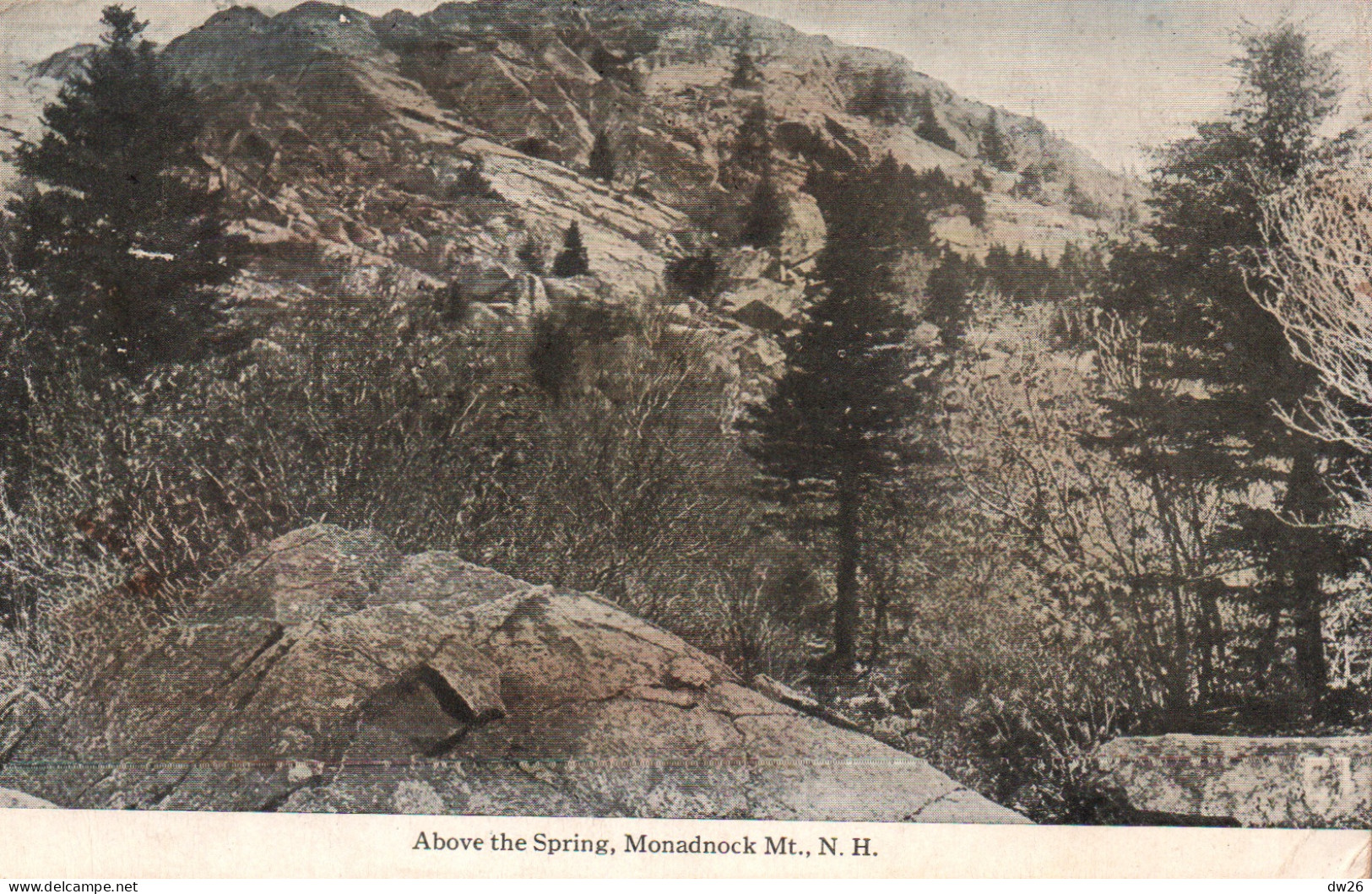 New Hampshire - Above The Spring Monadnock Mt N.H. 1918 - Andere & Zonder Classificatie