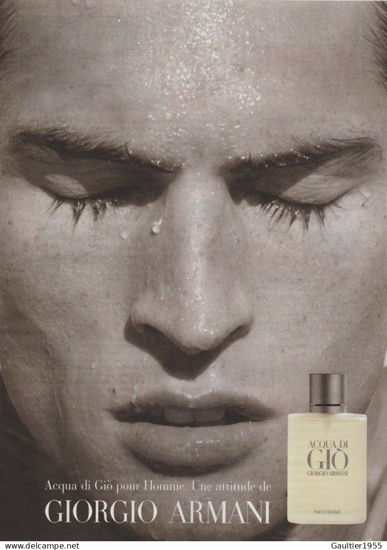 Publicité Papier - Advertising Paper - Armani - Parfumreclame (tijdschriften)