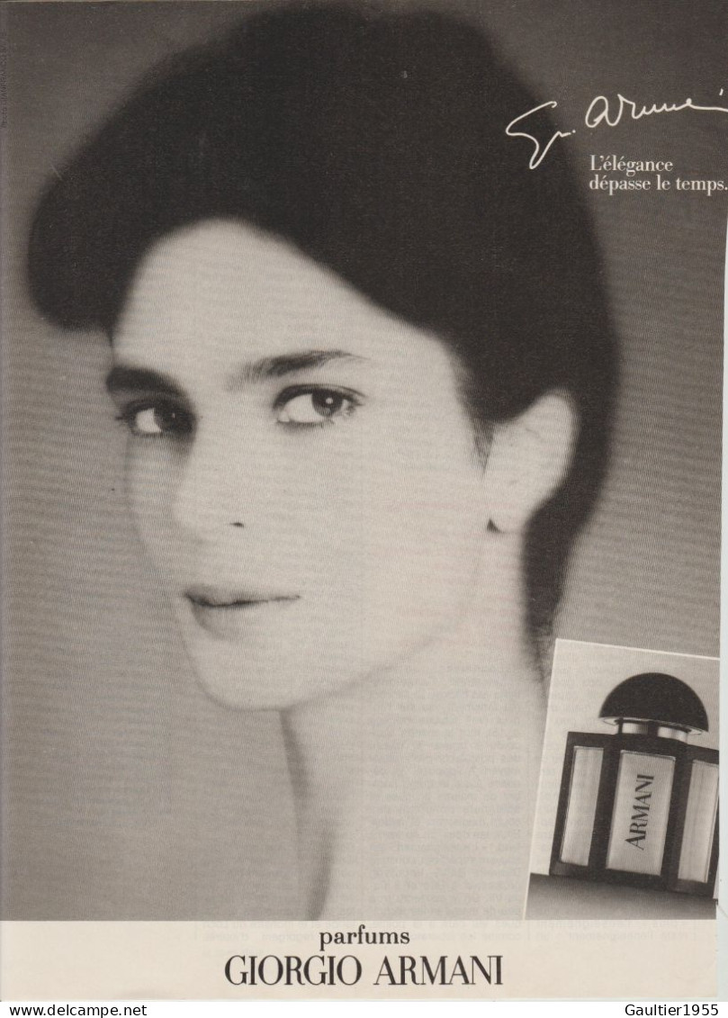 Publicité Papier - Advertising Paper - Armani - Parfumreclame (tijdschriften)