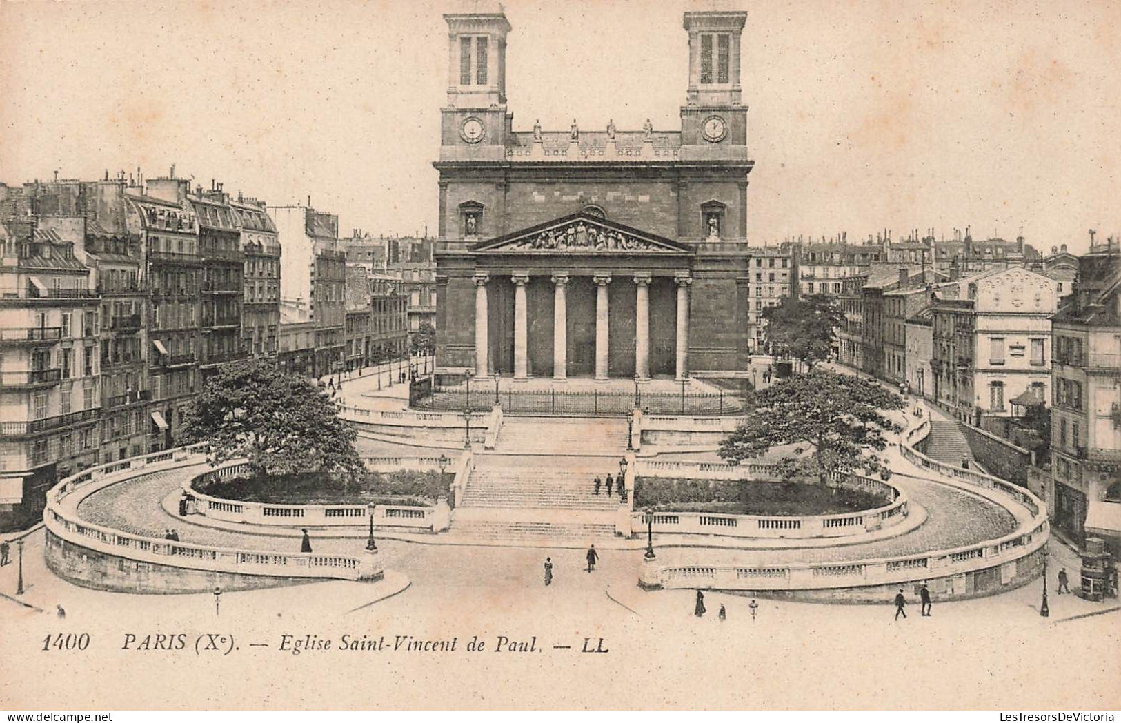 FRANCE - Paris - Eglise Saint-Vincent De Paul - Carte Postale Ancienne - Other Monuments