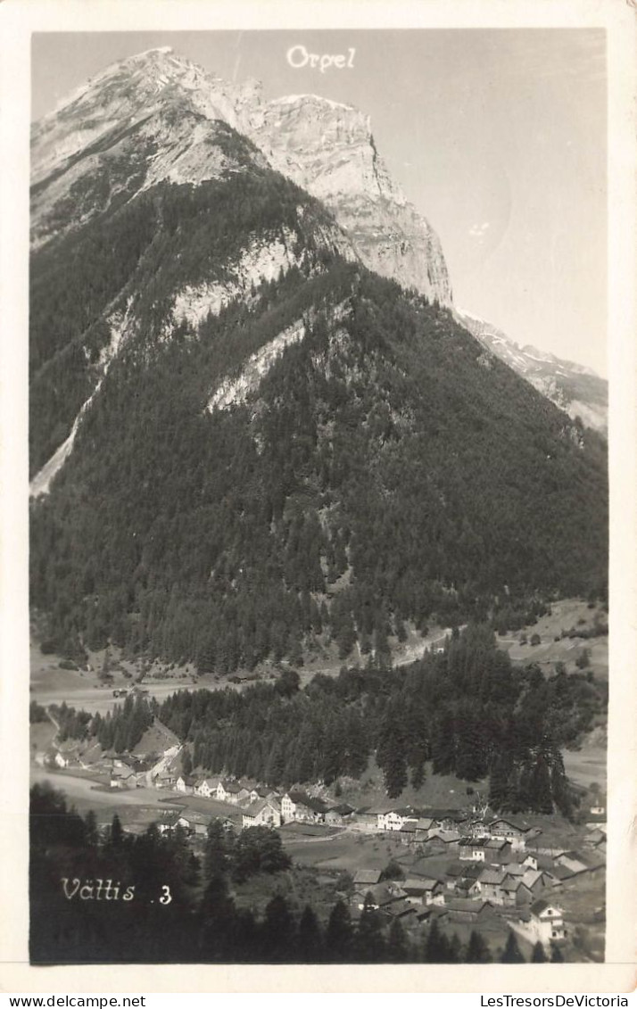 SUISSE - Vättis - Orvel - Montagne - Village De Montagnes - Carte Postale Ancienne - Autres & Non Classés