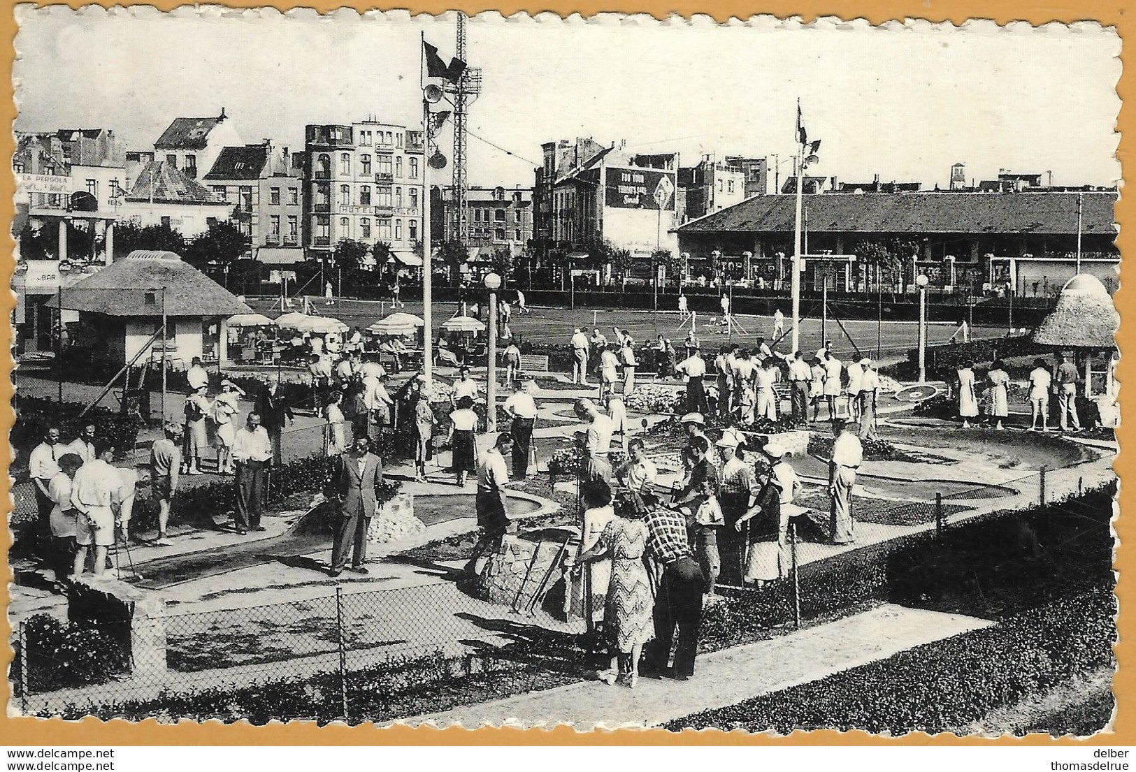 _Op 553: N° 856+856: KNOKKE 1953 + Sorteerstempeltje: Ep: Pk: Blankenberge: Klrine Golf.... - 1951-1975 León Heráldico