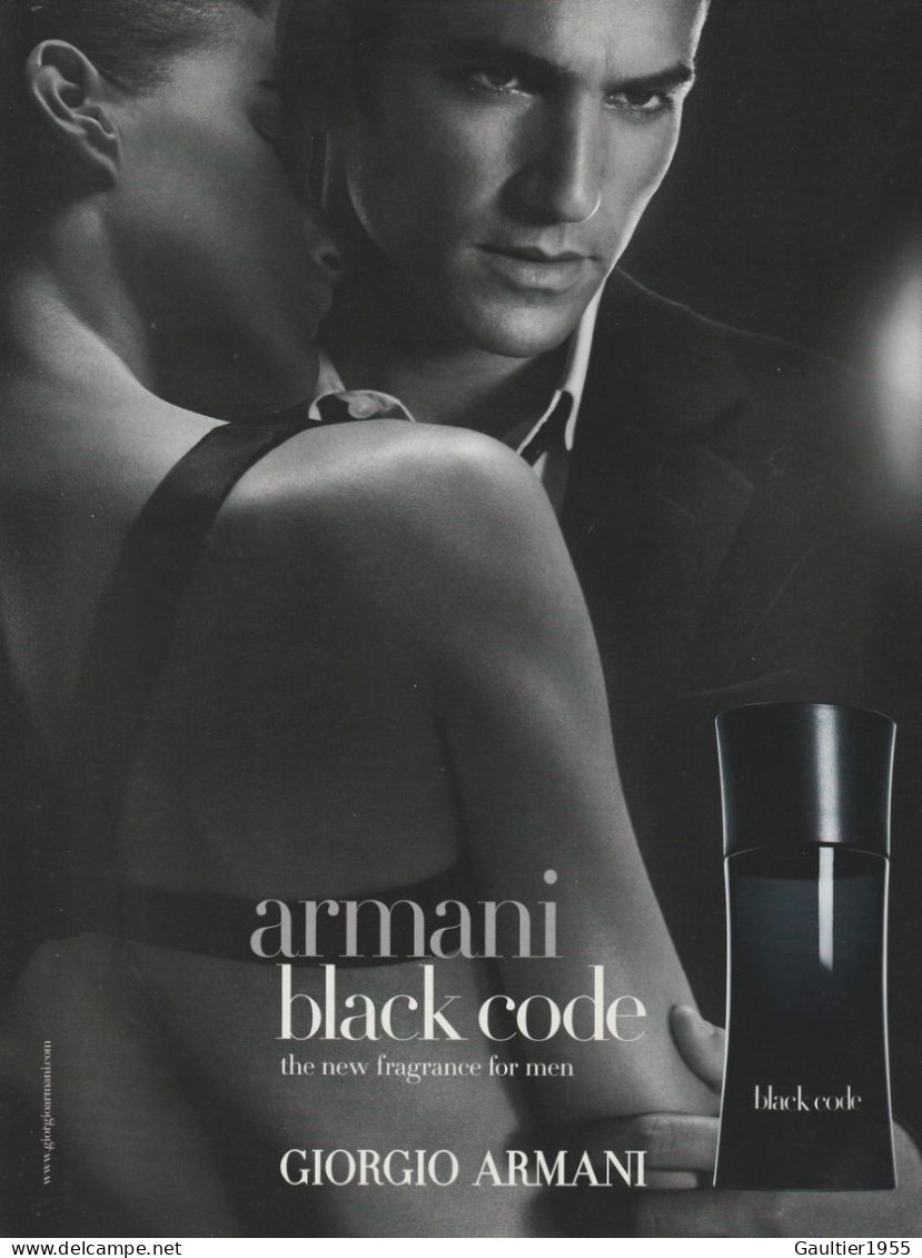 Publicité Papier - Advertising Paper - Armani - Publicités Parfum (journaux)