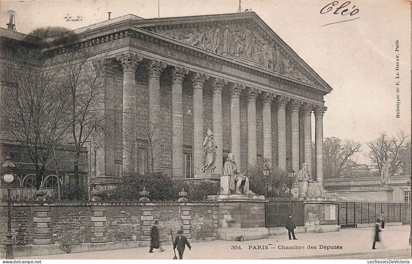 FRANCE - Paris - Façade De La Chambre Des Députés - Carte Postale Ancienne - Andere Monumenten, Gebouwen