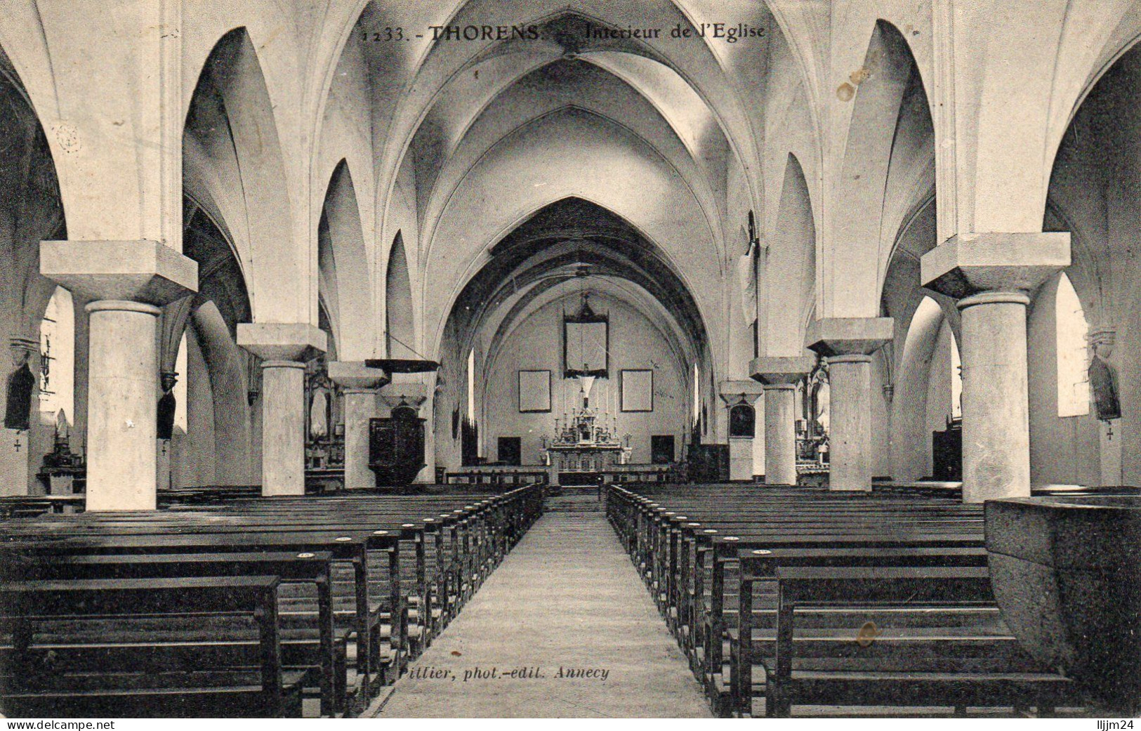 - Intérieur De L'Eglise - ( C1805 ) - Thorens-Glières