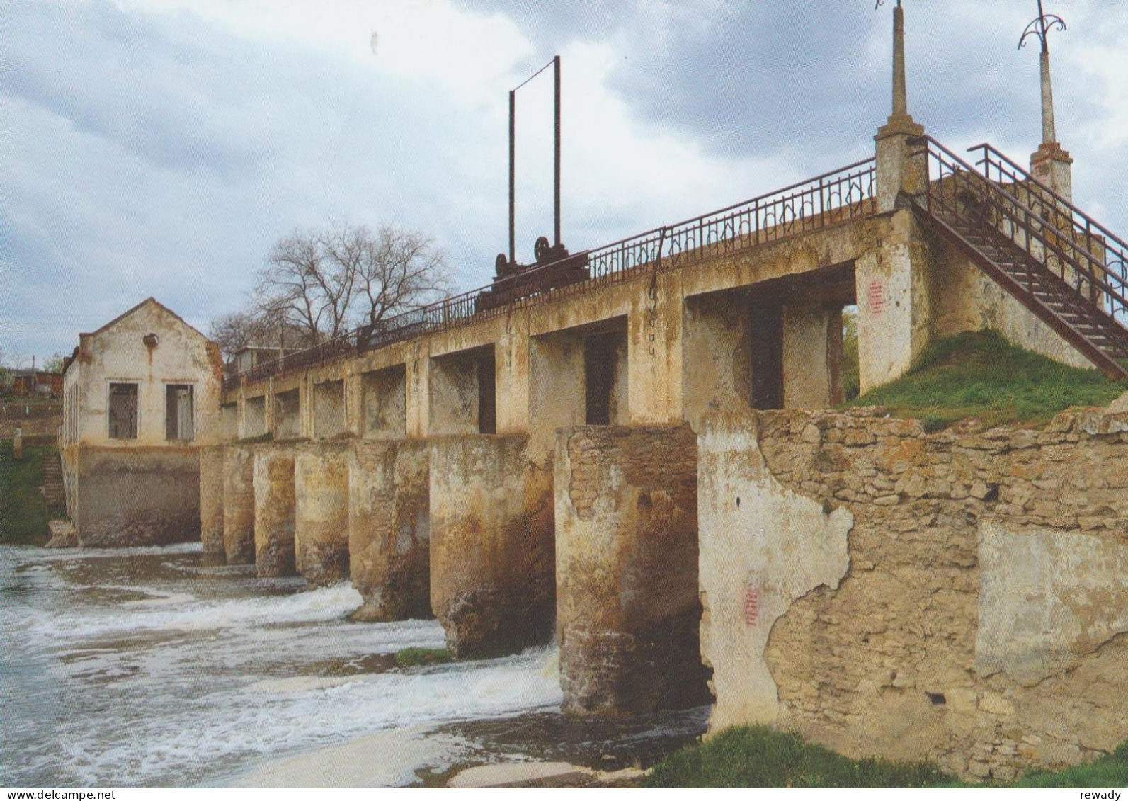 R. Moldova - Cazanesti (Telenesti) - Hidrocentrala De Pe Raut - The Hydroelectric Power Station On The Raut - Moldavie