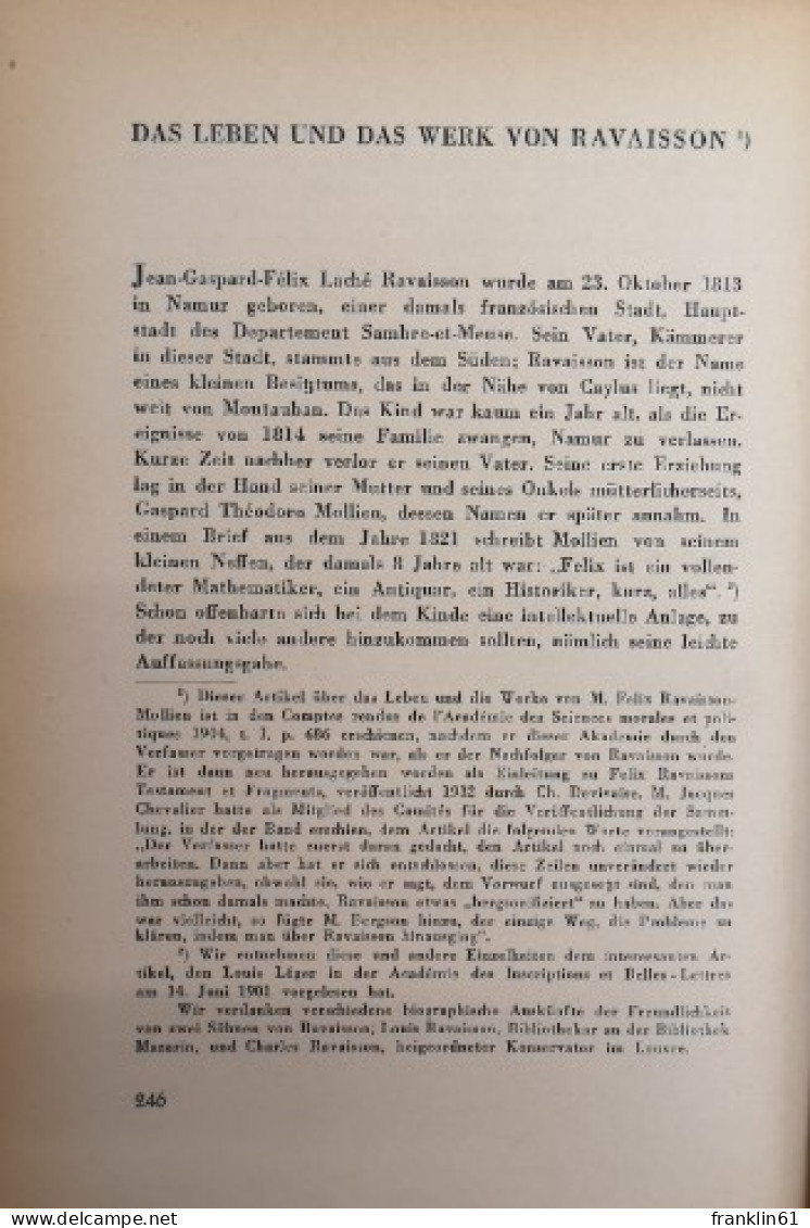 Denken Und Schöpferisches Werden. Aufsätze Und Vorträge. - Filosofía