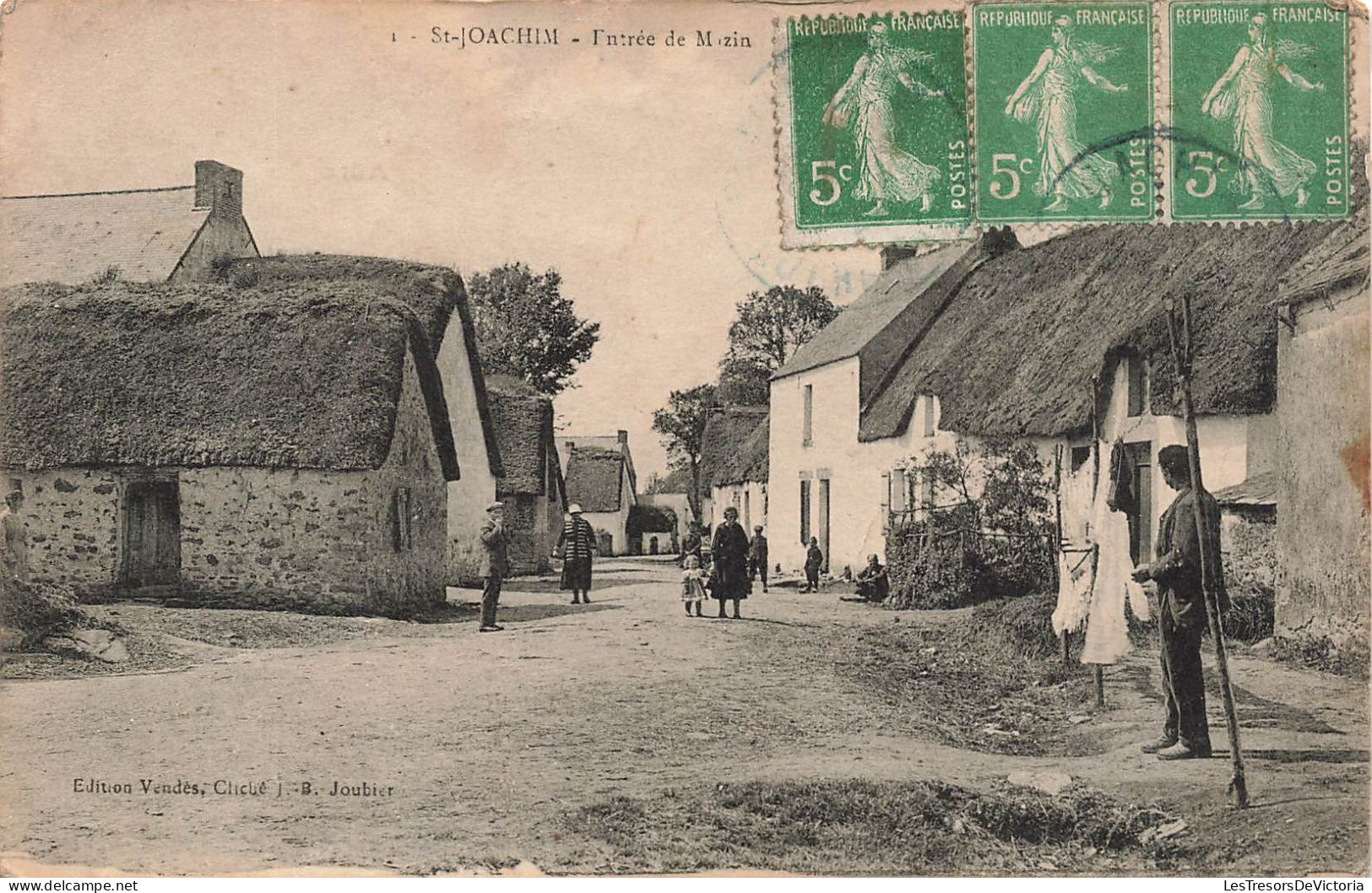 FRANCE - Clairvaux - Saint Joachim - Entrée De Muzin - Edit. Vendès - Carte Postale Ancienne - Clairvaux Les Lacs