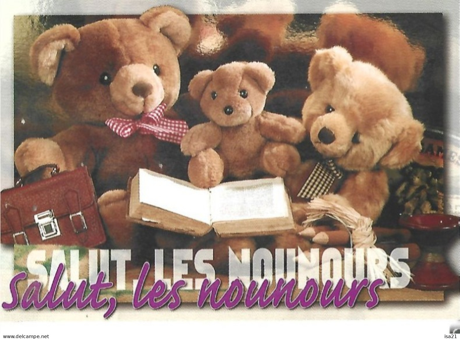 Carte Postale: Salut, Les Nounours, OURS En Peluche. - Ours