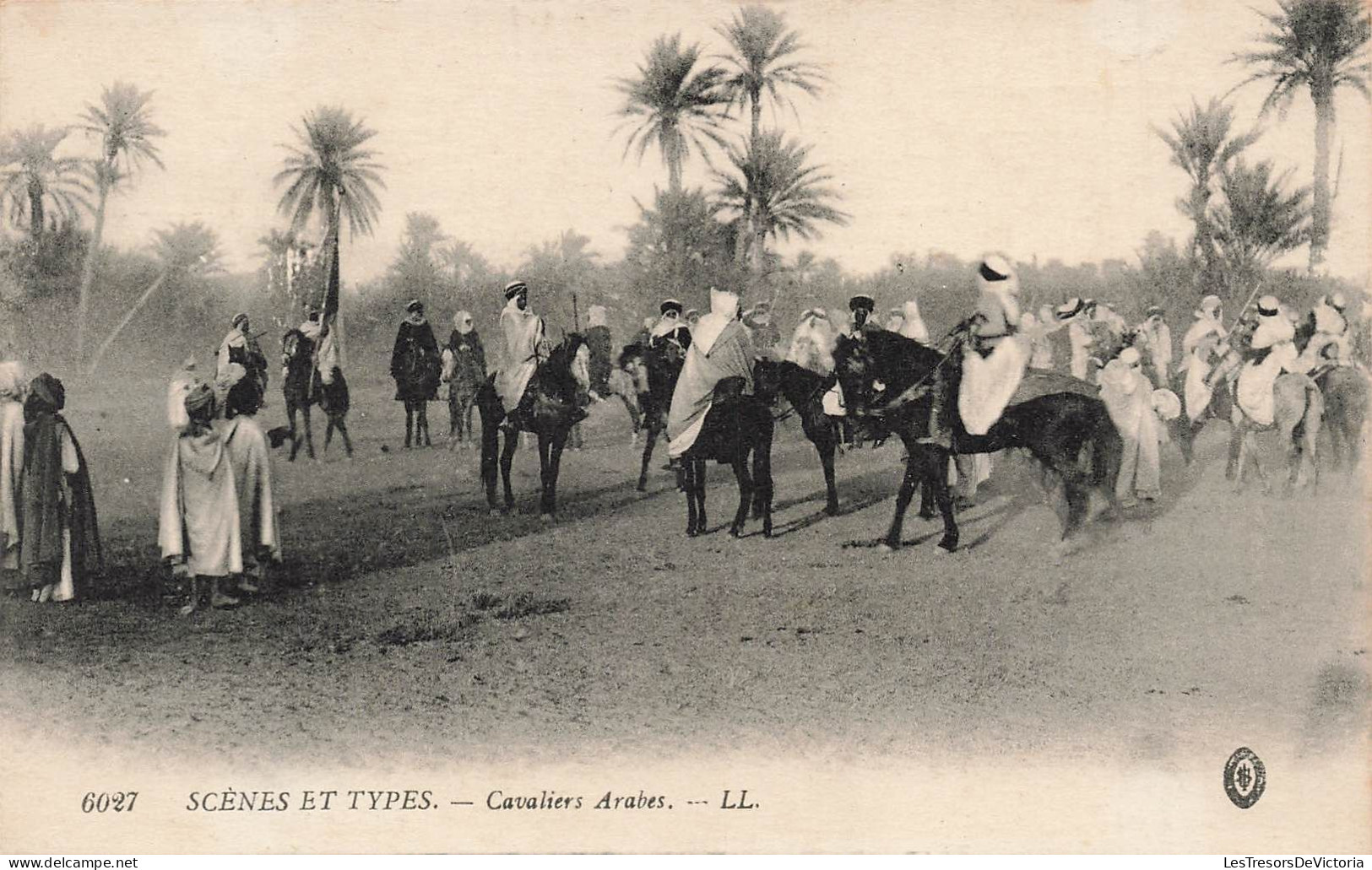 AFRIQUE - Scènes Et Types - Cavaliers Arabes - Animé - Carte Postale Ancienne - Ohne Zuordnung