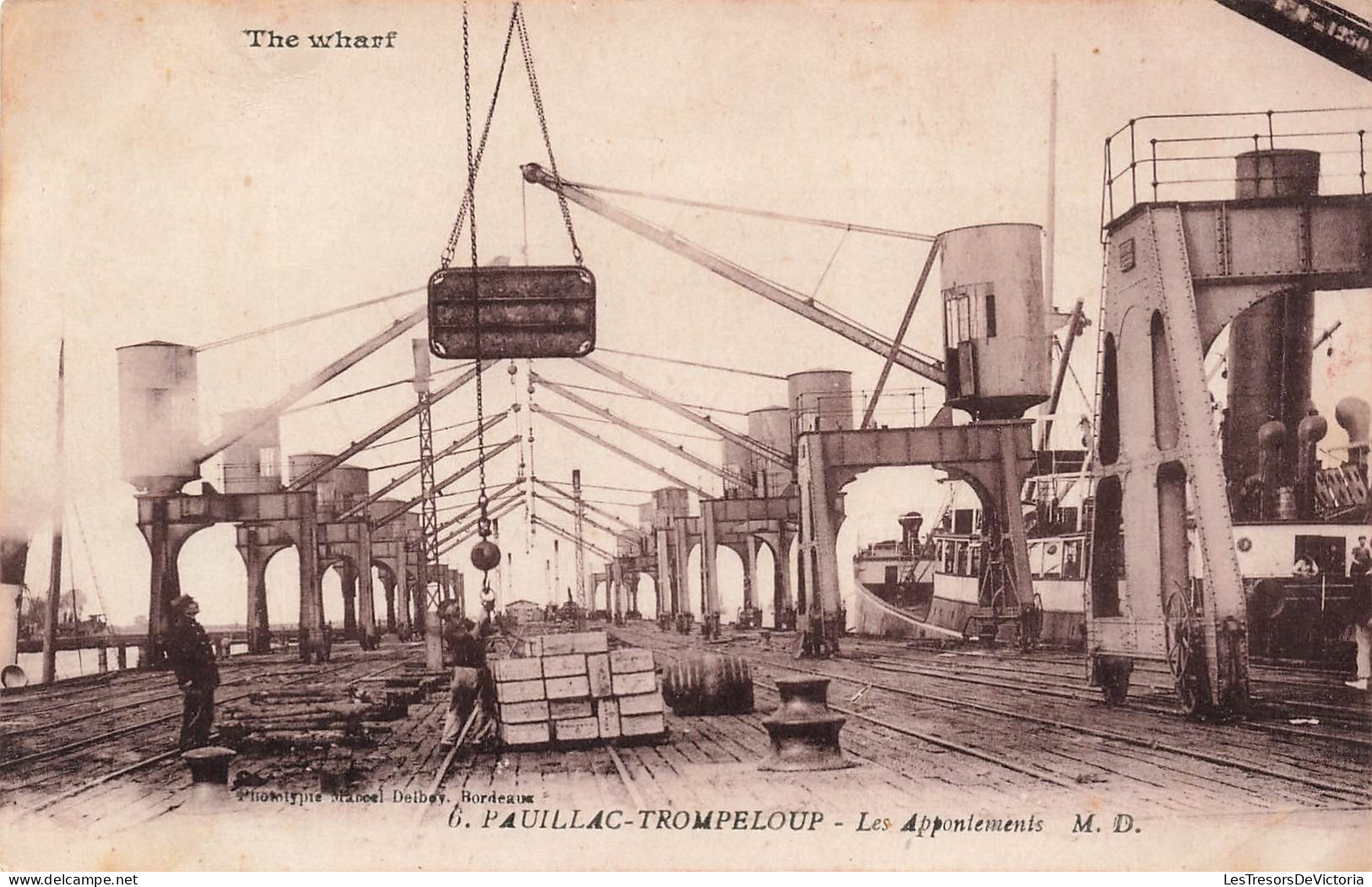 FRANCE - Pauillac Trompeloup - Les Appontements - M.D. - Carte Postale Ancienne - Pauillac