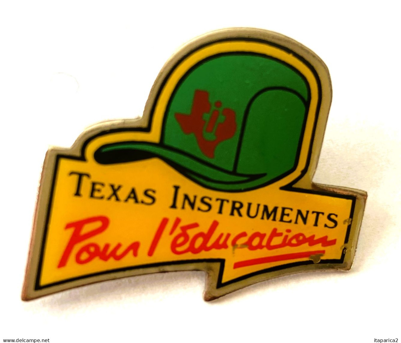 PINS TEXAS INSTRUMENTS POUR L'EDUCATION / Signé WINNER / 33NAT - Informatik