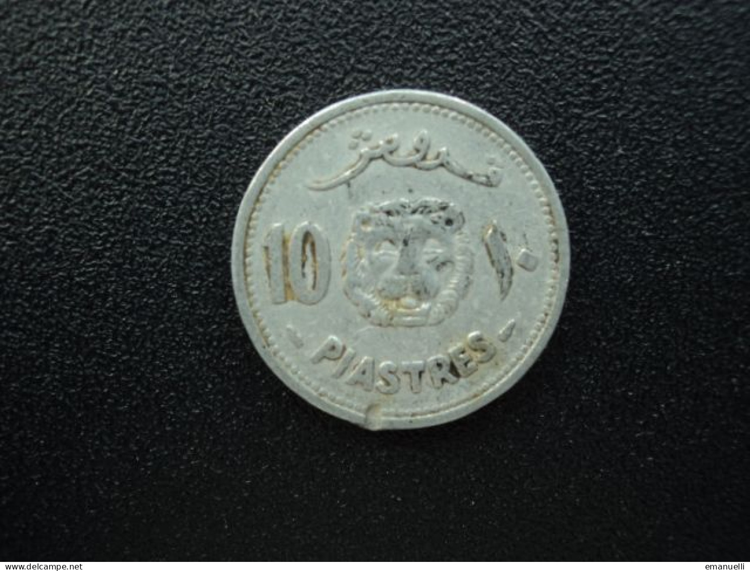 LIBAN * : 10 PIASTRES  1952   KM 15   TTB ** - Liban