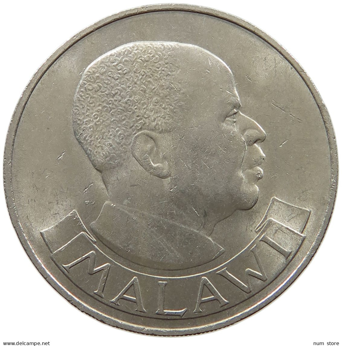 MALAWI 1/2 CROWN 1964  #a087 0739 - Malawi