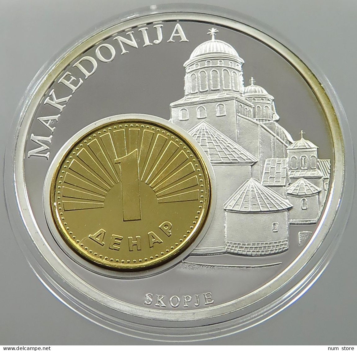 MACEDONIA MEDAL  SKOPJE #sm08 0587 - Macedonia Del Nord