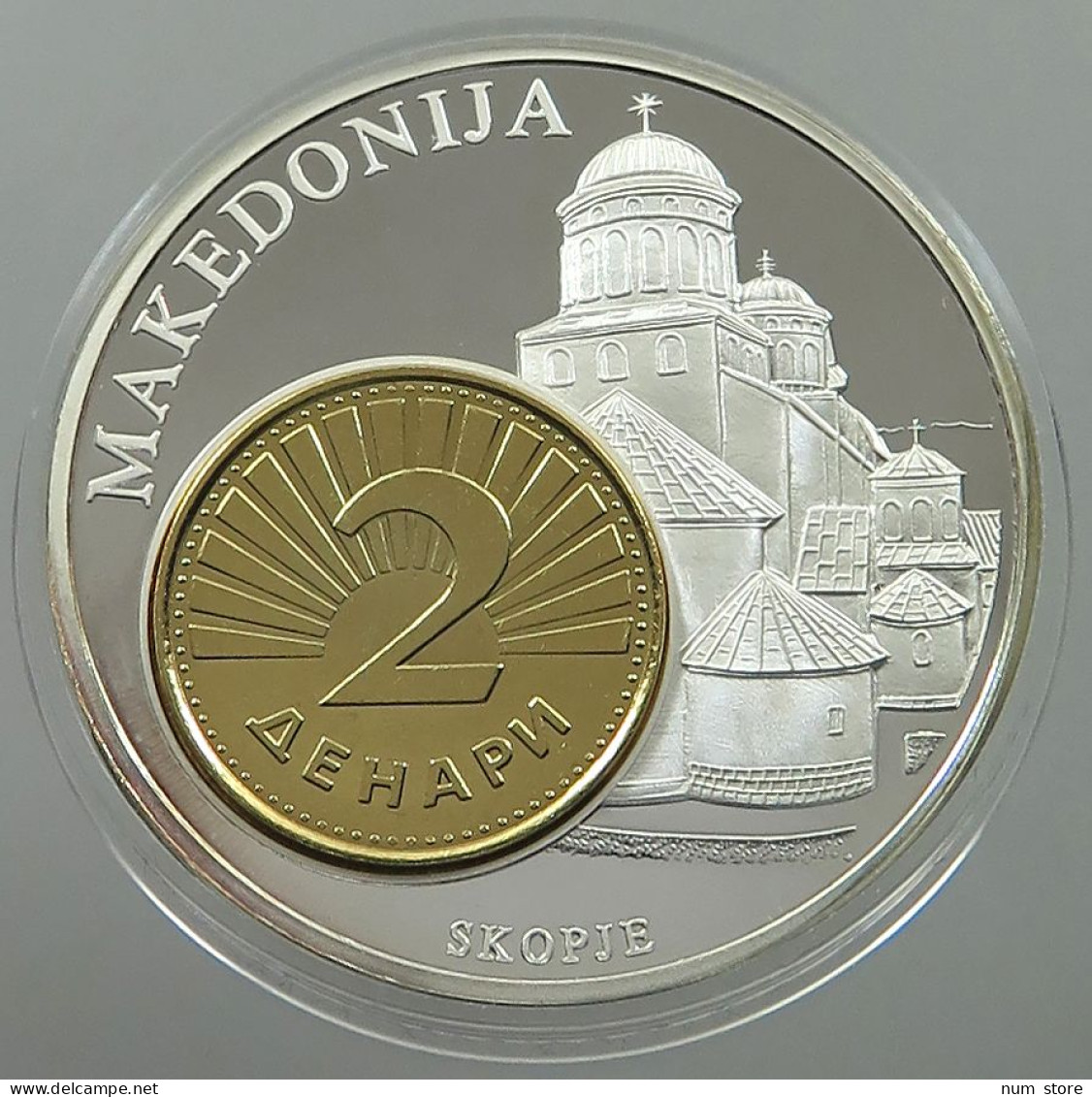 MACEDONIA MEDAL  SKOPJE #sm11 0435 - Macedonia Del Norte