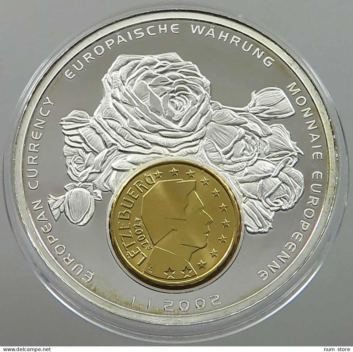LUXEMBOURG MEDAL 2002 EUROPEAN CURRENCY #sm11 0175 - Luxembourg