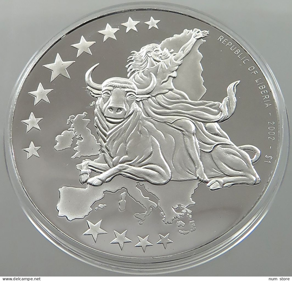 LUXEMBOURG MEDAILLE 2002 EUROPEAN CURRENCY #sm08 0635 - Luxembourg