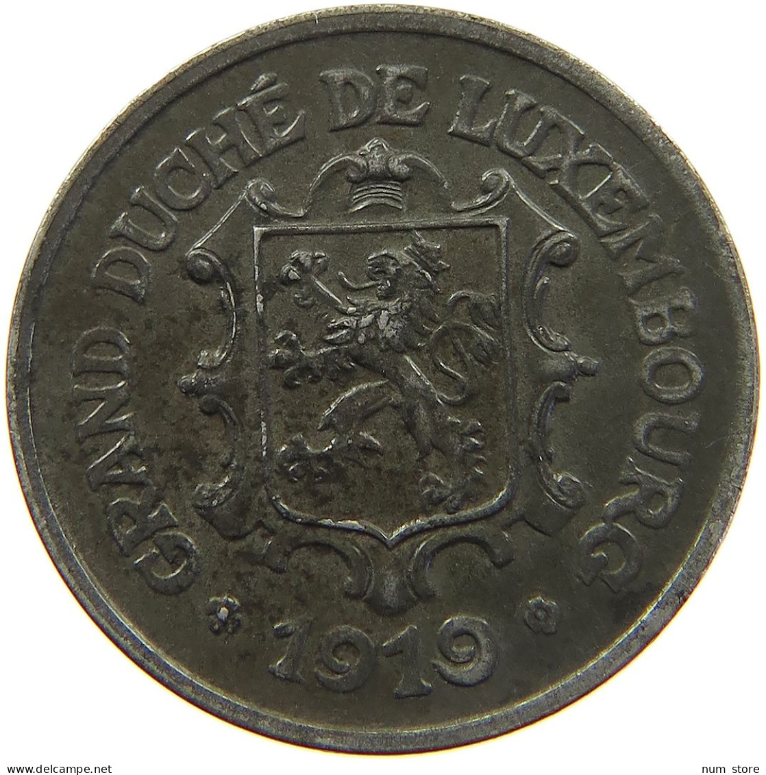 LUXEMBOURG 25 CENTIMES 1919 Charlotte (1919-1964) #s023 0067 - Luxembourg