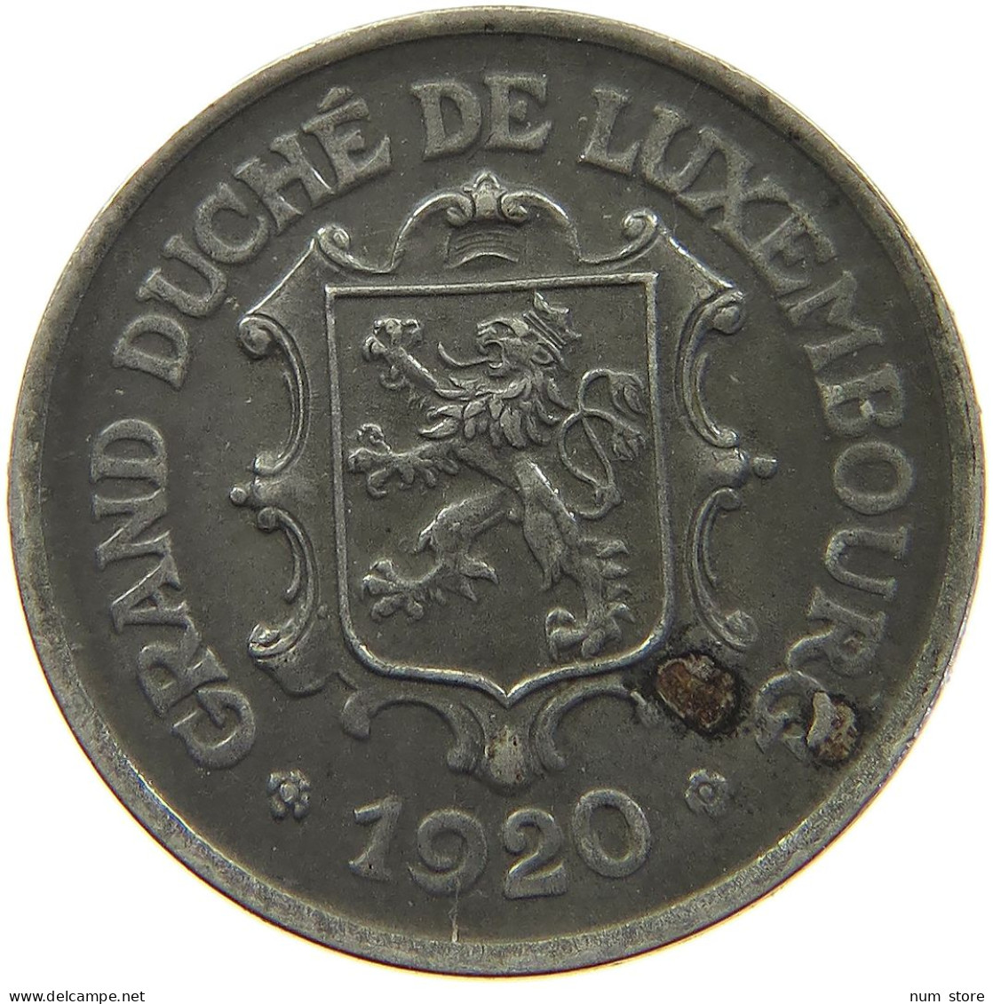 LUXEMBOURG 25 CENTIMES 1920 Charlotte (1919-1964) #s023 0073 - Luxembourg