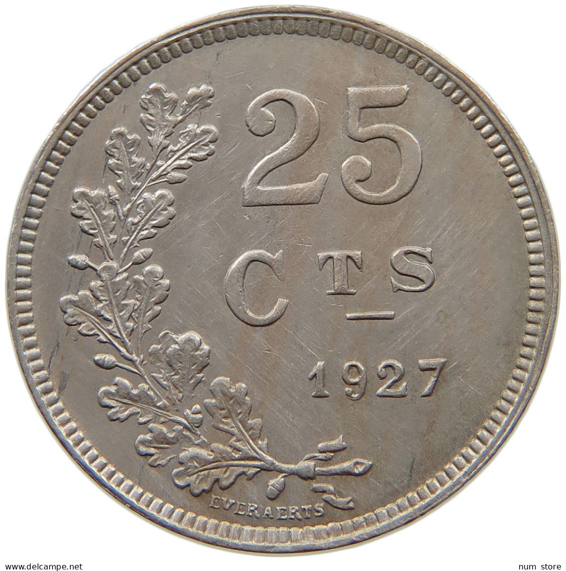 LUXEMBOURG 25 CENTIMES 1927 Charlotte (1919-1964) #c065 0267 - Luxembourg