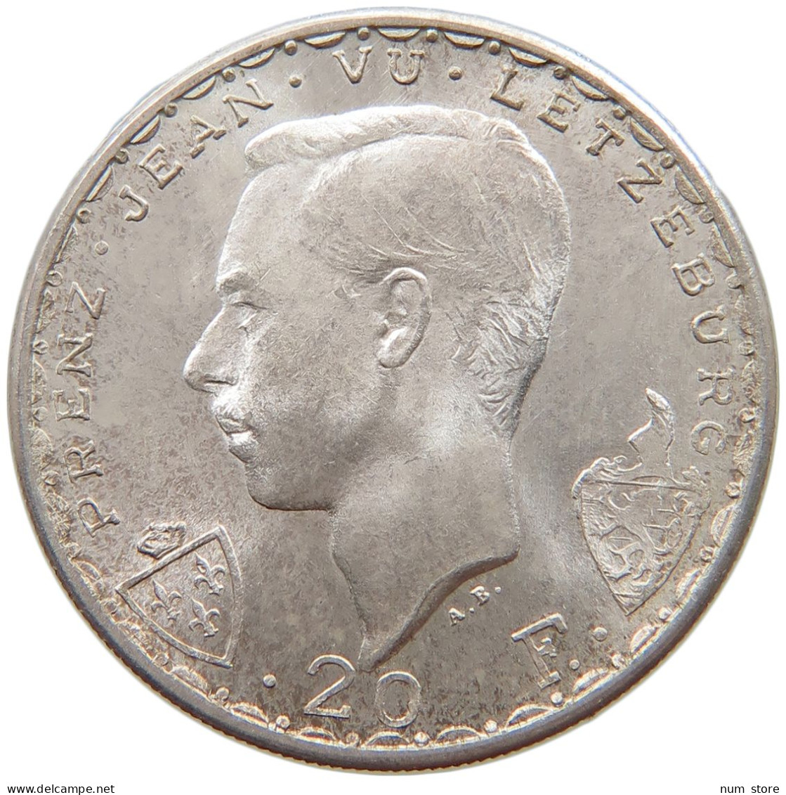 LUXEMBOURG 20 FRANCS 1946 Charlotte (1919-1964) #c048 0377 - Luxembourg