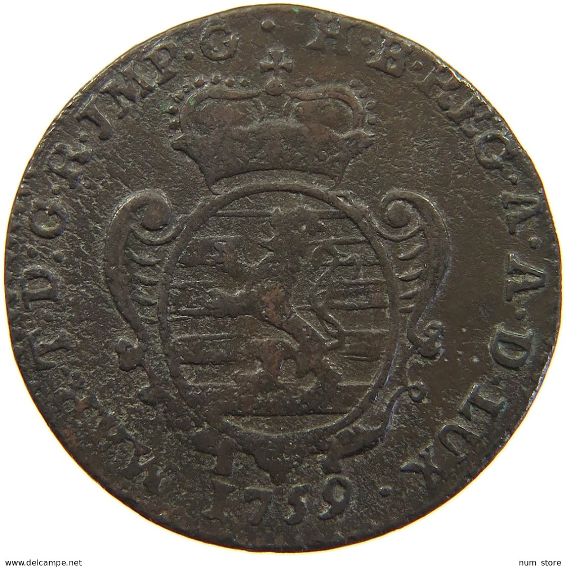 LUXEMBOURG 2 LIARDS 1759 Maria Theresia (1740-1780) #c046 0131 - Luxembourg