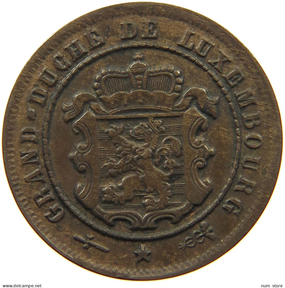 LUXEMBOURG 2 1/2 CENTIMES 1901 Adolph 1890 - 1905 #c081 0361 - Luxembourg