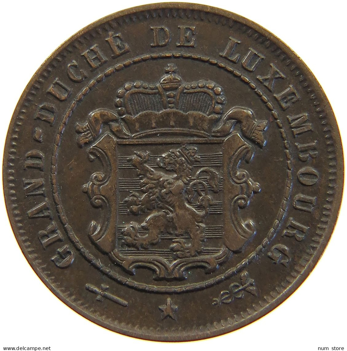 LUXEMBOURG 2 1/2 CENTIMES 1901 Adolph 1890 - 1905 #c050 0109 - Luxembourg