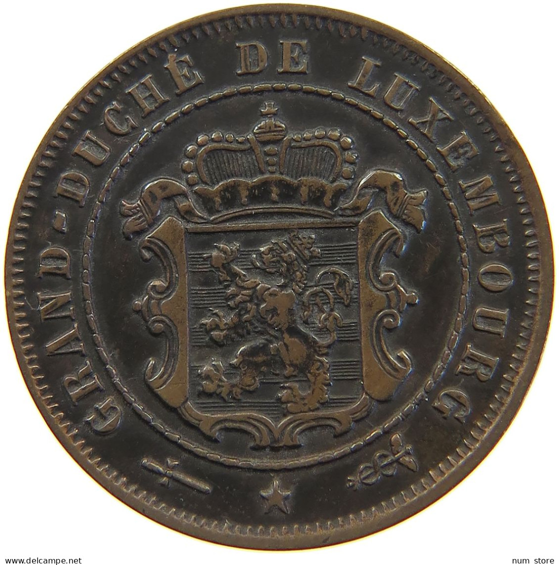 LUXEMBOURG 2 1/2 CENTIMES 1901 Adolph 1890 - 1905 #c050 0105 - Luxembourg