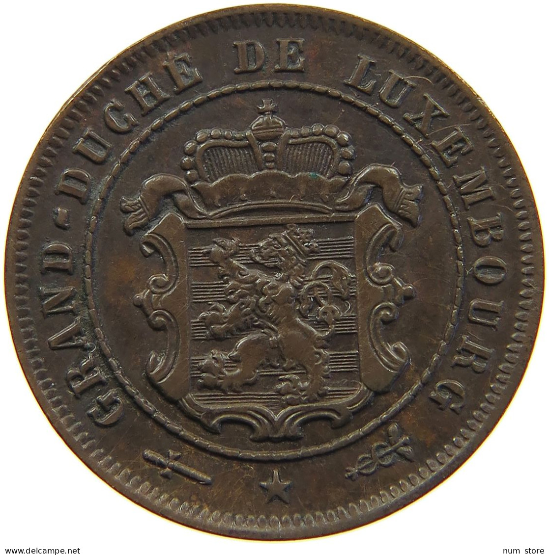 LUXEMBOURG 2 1/2 CENTIMES 1901 Adolph 1890 - 1905 #c032 0157 - Luxembourg