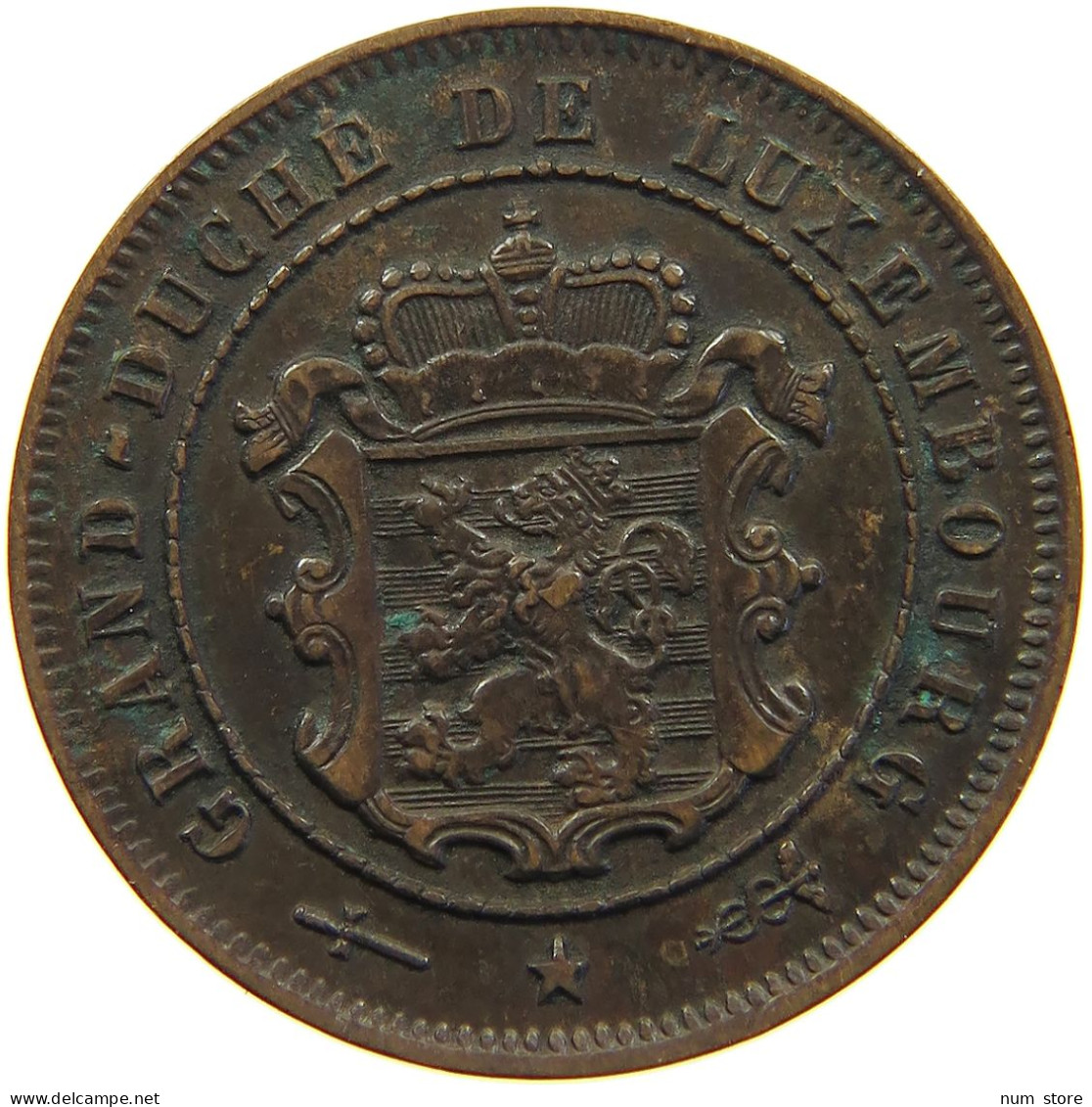 LUXEMBOURG 2 1/2 CENTIMES 1901 Adolph 1890 - 1905 #c032 0159 - Luxembourg