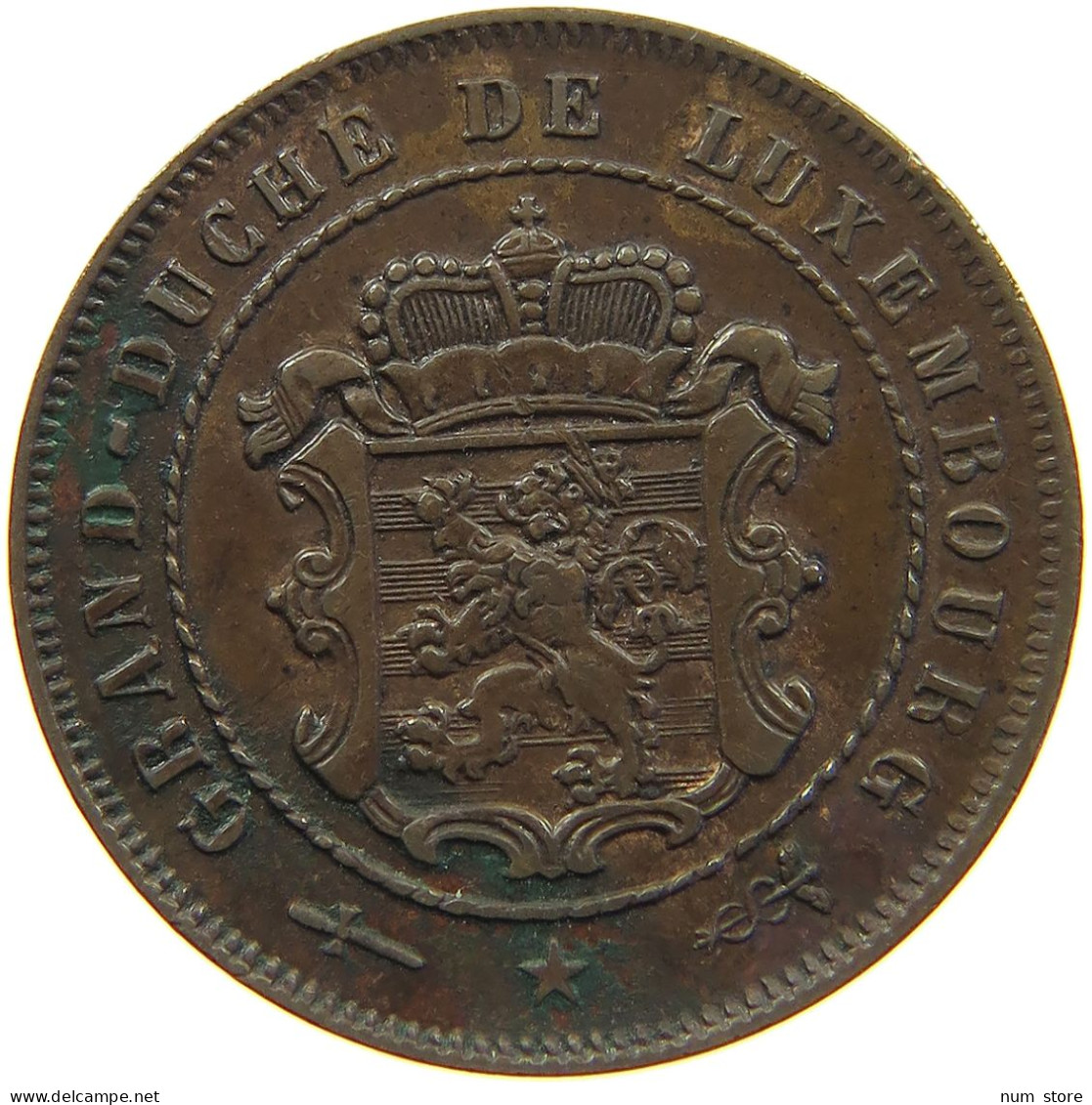 LUXEMBOURG 2 1/2 CENTIMES 1901 Adolph 1890 - 1905 #c019 0267 - Luxembourg