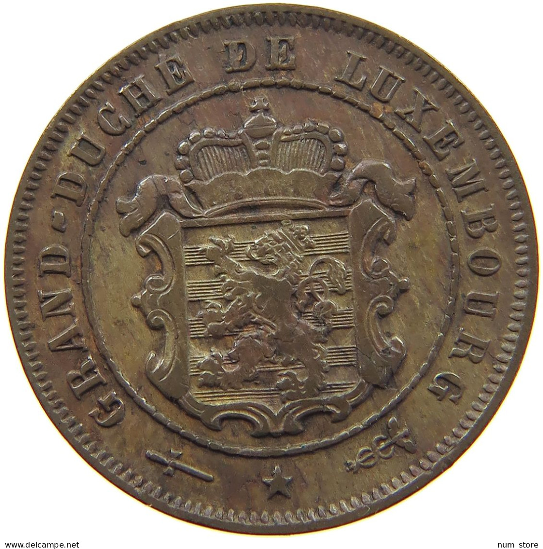 LUXEMBOURG 2 1/2 CENTIMES 1901 Adolph 1890 - 1905 #c006 0111 - Luxembourg