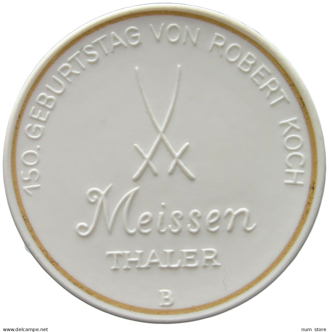 MEISSEN MEDAILLE  ROBERT KOCH #sm02 0545 - Autres & Non Classés