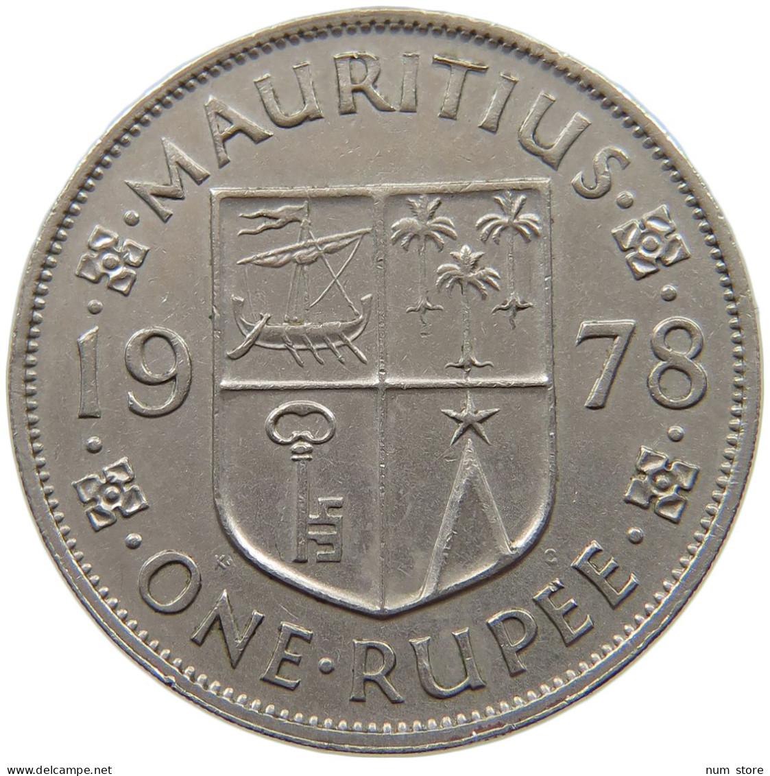 MAURITIUS RUPEE 1978 Elizabeth II. (1952-2022) #a088 0005 - Mauritius