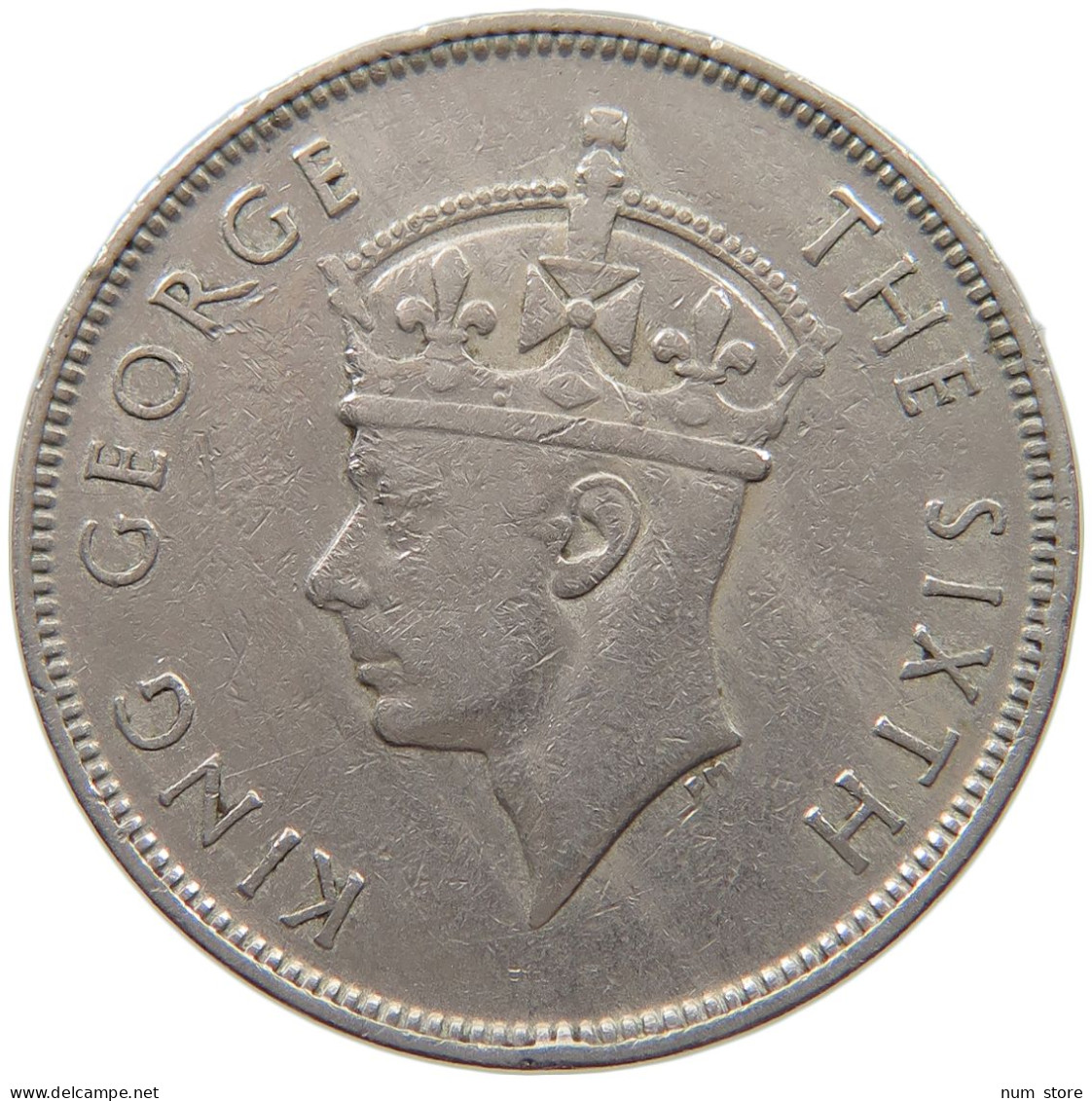 MAURITIUS RUPEE 1950 George VI. (1936-1952) #c019 0701 - Maurice