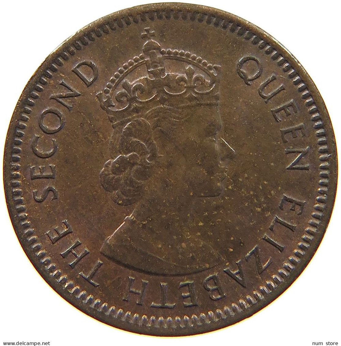 MAURITIUS CENT 1975 Elizabeth II. (1952-2022) #c017 0155 - Mauritius