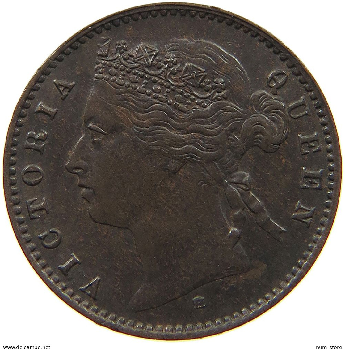 MAURITIUS CENT 1877 Victoria 1837-1901 #t112 1237 - Maurice