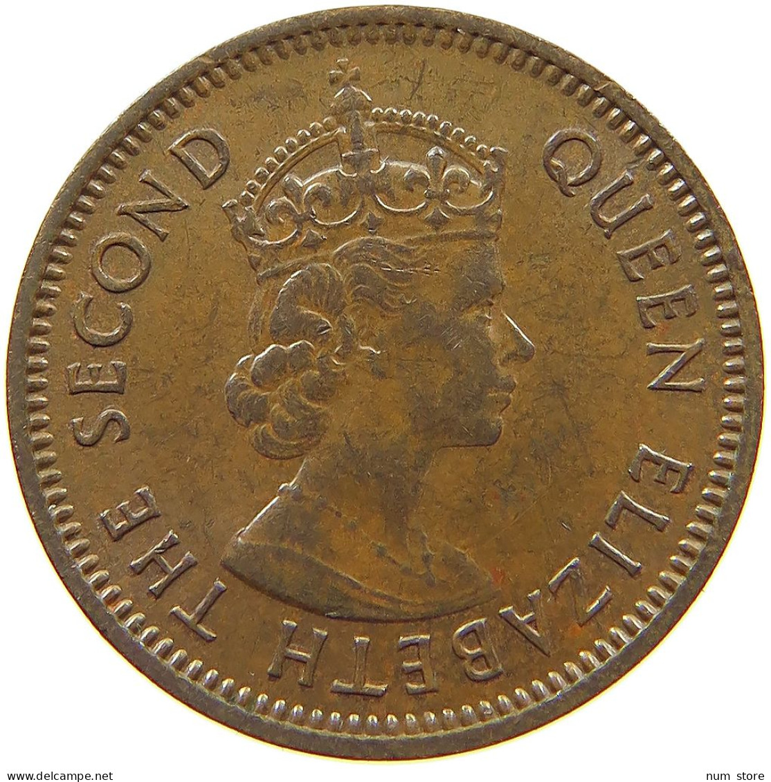 MAURITIUS CENT 1975 Elizabeth II. (1952-2022) #s062 0493 - Mauritius