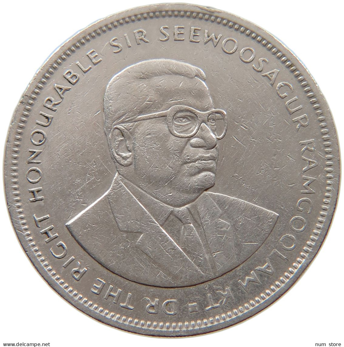 MAURITIUS 5 RUPEES 1992  #c063 0789 - Mauricio