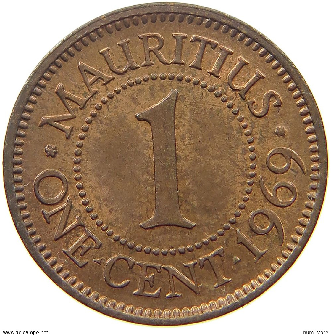 MAURITIUS CENT 1969 Elizabeth II. (1952-2022) #s052 0293 - Maurice