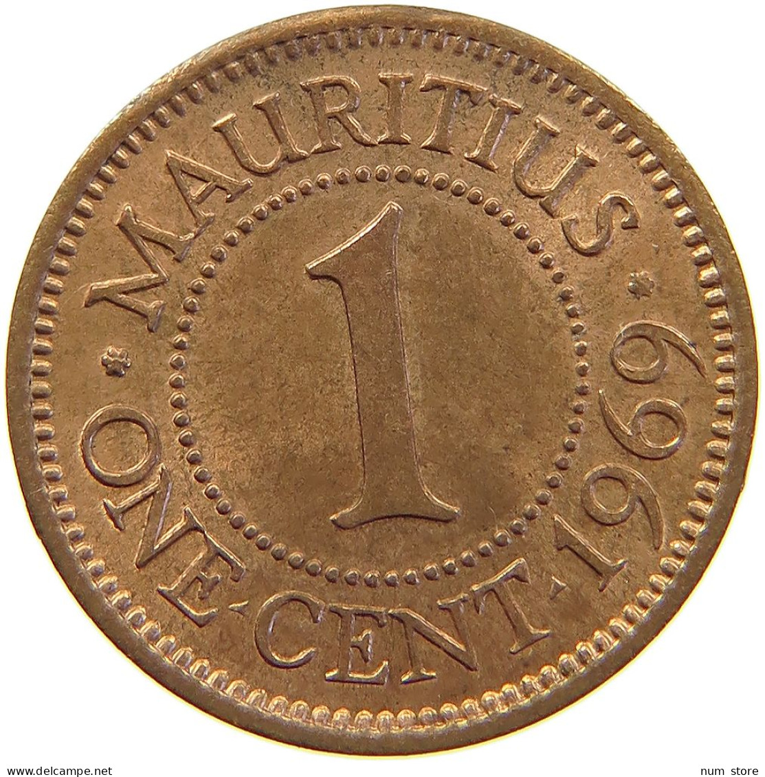 MAURITIUS CENT 1969 Elizabeth II. (1952-2022) #s023 0399 - Mauritius