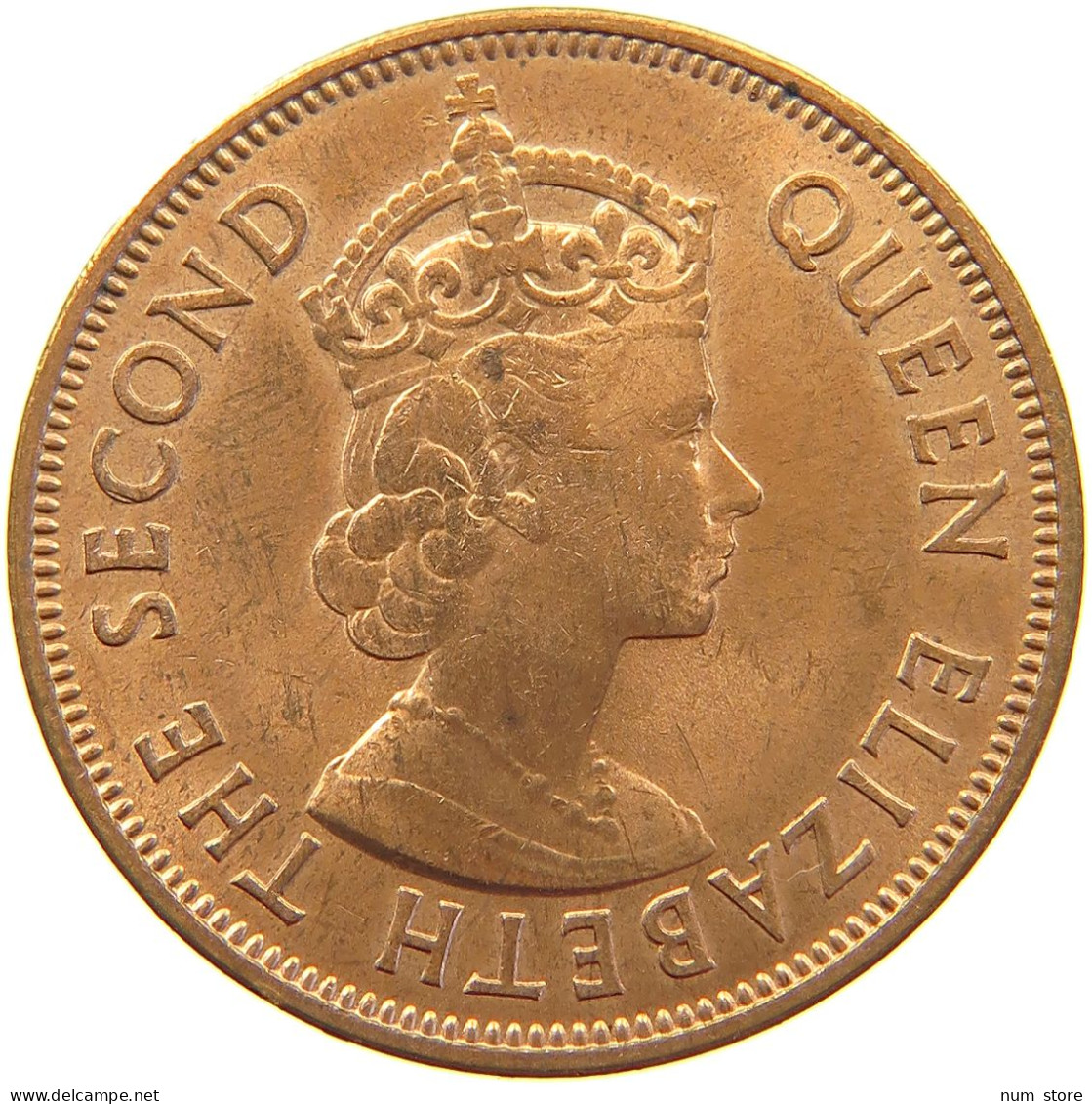 MAURITIUS 5 CENTS 1971 Elizabeth II. (1952-2022) #s023 0227 - Mauricio