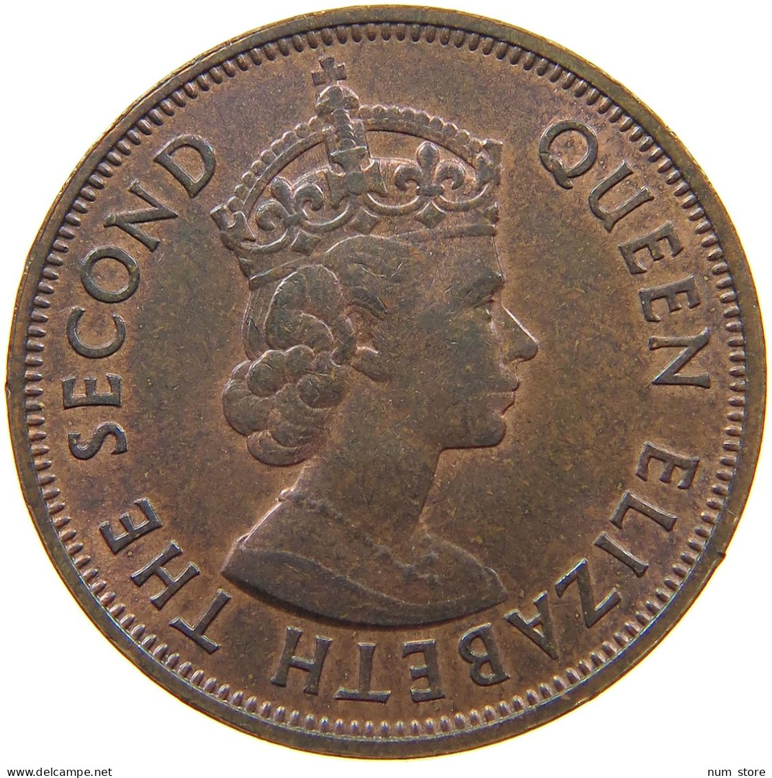 MAURITIUS 5 CENTS 1970 Elizabeth II. (1952-2022) #s062 0061 - Maurice